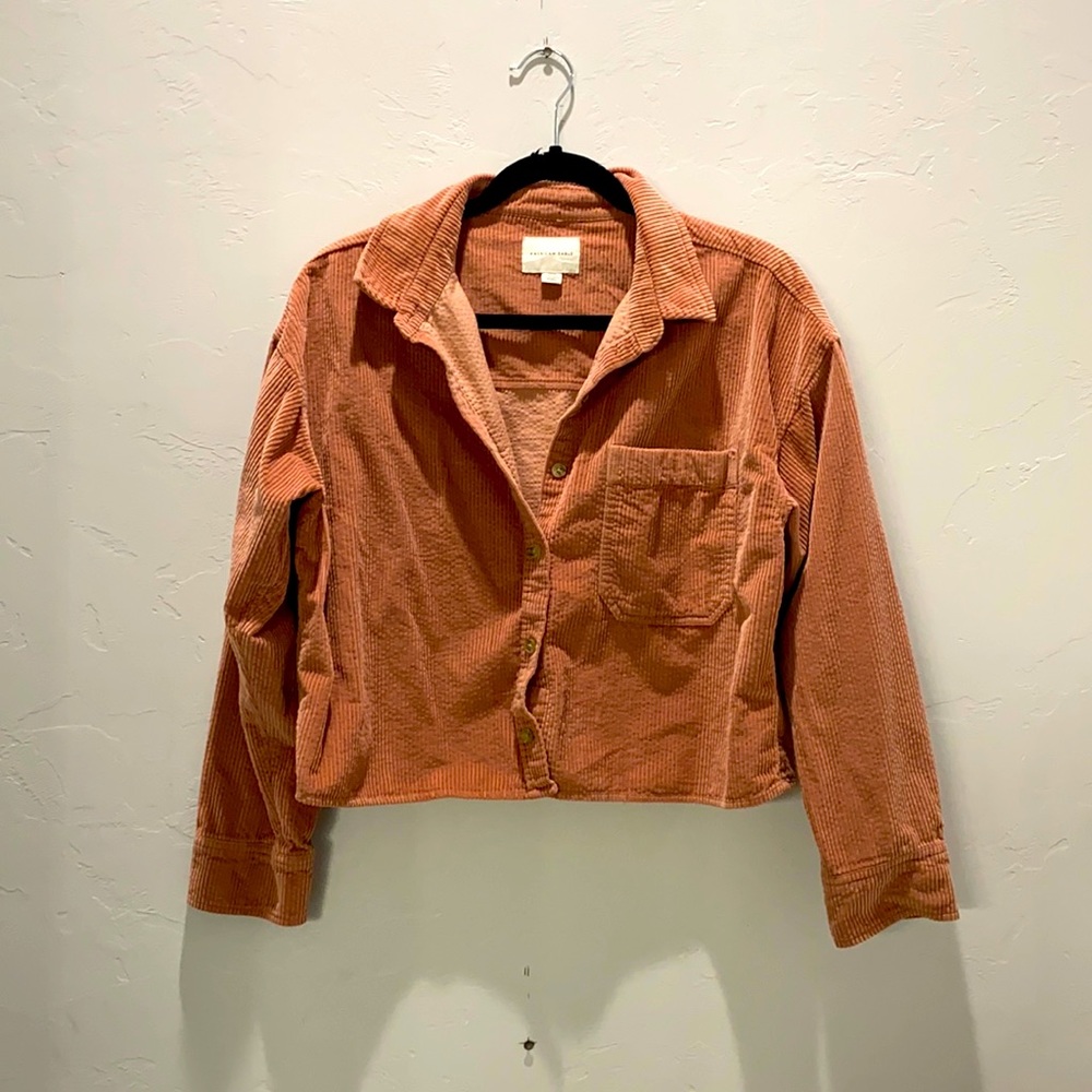 American Eagle corduroy cropped jacket, new without tags.
